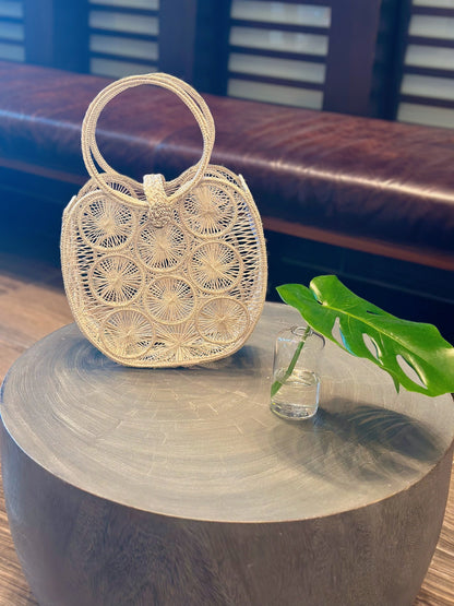 Handmade Artisan Rounded Clutch Bag