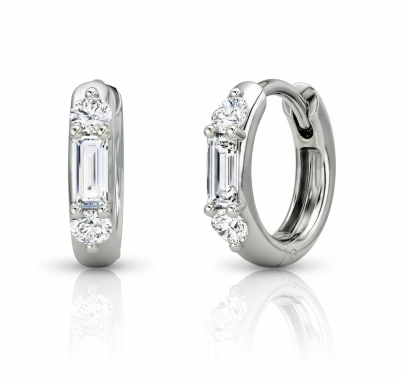 Eterna Baguette Hoops