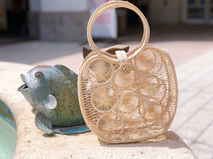 Handmade Artisan Rounded Clutch Bag